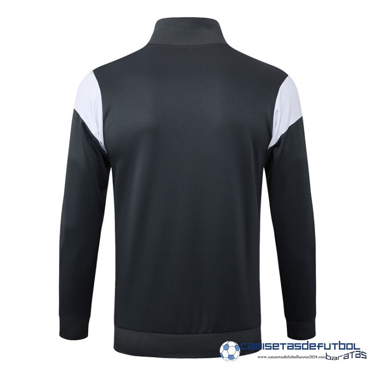 Ropa Deportiva Con Cremallera Larga Borussia Dortmund Equipación 2023 2024 Gris Amarillo - Image 2