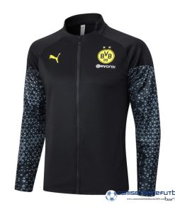 Ropa Deportiva Con Cremallera Larga Borussia Dortmund Equipación 2023 2024 Negro Gris