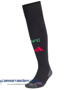 Segunda Calcetines Niños Arsenal Equipación 2024 2025 Negro