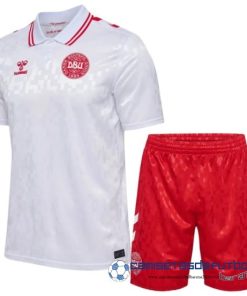 Segunda Conjunto De Niños Dinamarca Equipación 2024