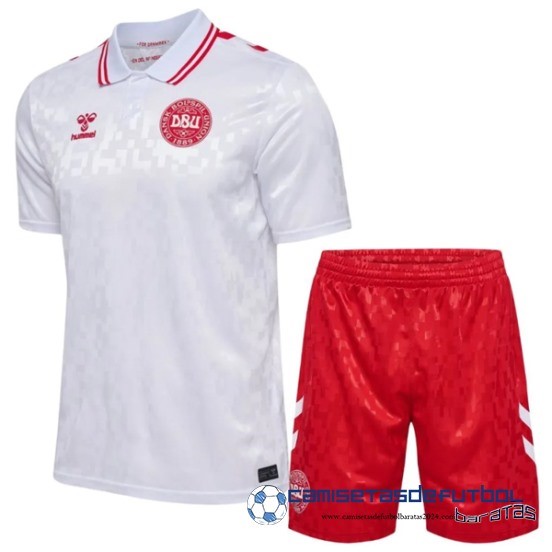 Segunda Conjunto De Niños Dinamarca Equipación 2024