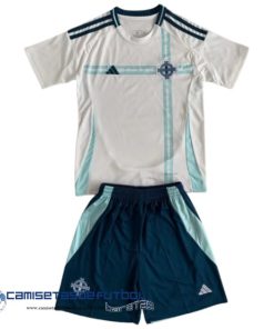 Segunda Conjunto De Niños Irlanda Del Norte Equipación 2024 Blanco