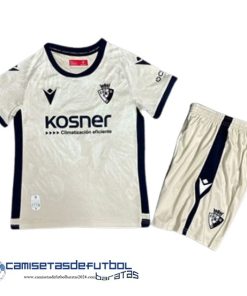 Segunda Conjunto De Niños Osasuna Equipación 2024 2025 Blanco
