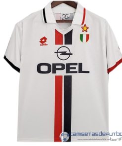 Segunda Camiseta AC Milan Retro Equipación 1995 1997 Blanco