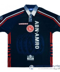 Segunda Camiseta Ajax Retro Equipación 1997 1998 Negro
