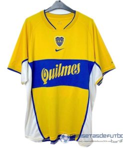 Segunda Camiseta Boca Juniors Retro Equipación 2001 2002 Amarillo