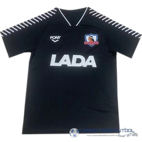 Segunda Camiseta Colo Colo Retro Equipación 1992 Negro