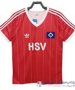 Segunda Camiseta Hamburgo Retro Equipación 1983 1984 Rojo