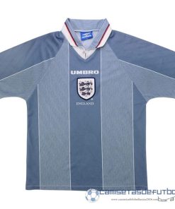 Segunda Camiseta Inglaterra Retro Equipación 1996 Azul