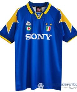Segunda Camiseta Juventus Retro Equipación 1995 1996 Azul