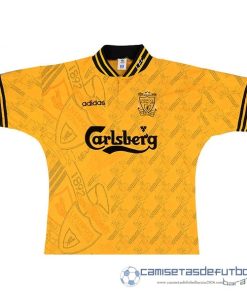 Segunda Camiseta Liverpool Retro Equipación 1994 1996 Amarillo