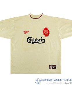 Segunda Camiseta Liverpool Retro Equipación 1996 1997 Blanco