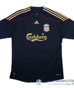 Segunda Camiseta Liverpool Retro Equipación 2009 2010 Negro