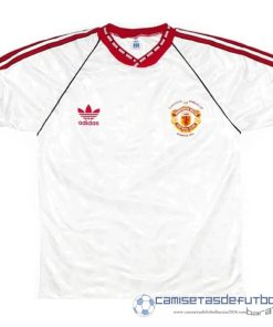 Segunda Camiseta Manchester United Retro Equipación 1991 Blanco