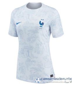 Segunda Camiseta Mujer Francia 2022 Blanco