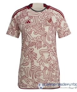 Segunda Camiseta Mujer México 2022 Rojo