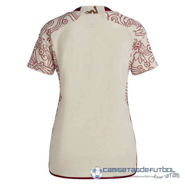 Segunda Camiseta Mujer México 2022 Rojo - Image 2