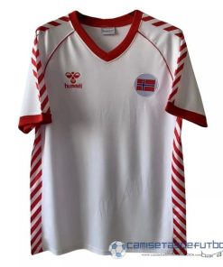Segunda Camiseta Noruega Retro Equipación 1984 Blanco