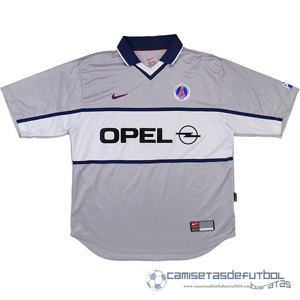 Segunda Camiseta Paris Saint Germain Retro Equipación 2000 Gris