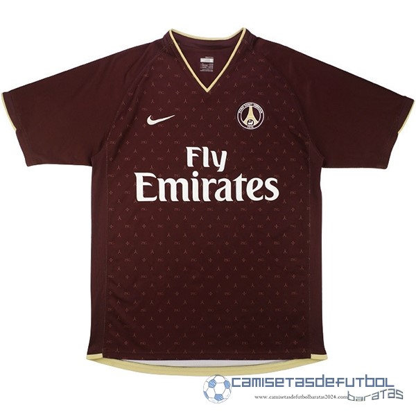 Segunda Camiseta Paris Saint Germain Retro Equipación 2006 2007 Marron