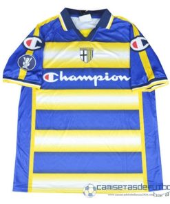 Segunda Camiseta Parma Retro Equipación 2004 2005 Azul Amarillo