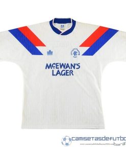 Segunda Camiseta Rangers Retro Equipación 1990 1992 Blanco