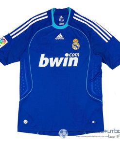 Segunda Camiseta Real Madrid Retro Equipación 2008 2009 Azul