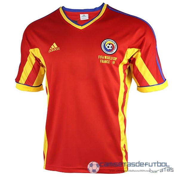 Segunda Camiseta Rumania Retro Equipación 1998 Rojo