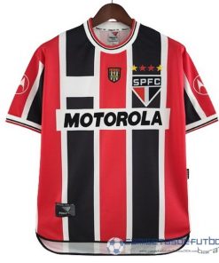Segunda Camiseta São Paulo Retro Equipación 2000 Rojo Negro