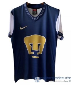 Segunda Camiseta UNAM Pumas Retro Equipación 1998 Azul
