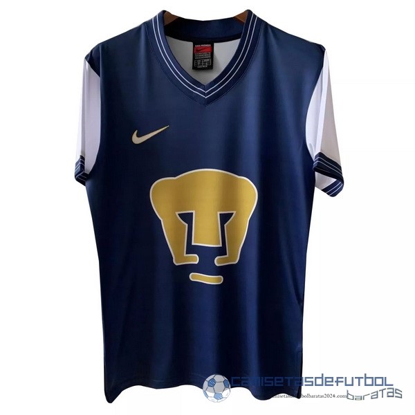 Segunda Camiseta UNAM Pumas Retro Equipación 1998 Azul