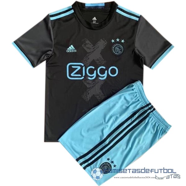 Segunda Conjunto De Hombre Ajax Retro Equipación 2016 2017 Negro