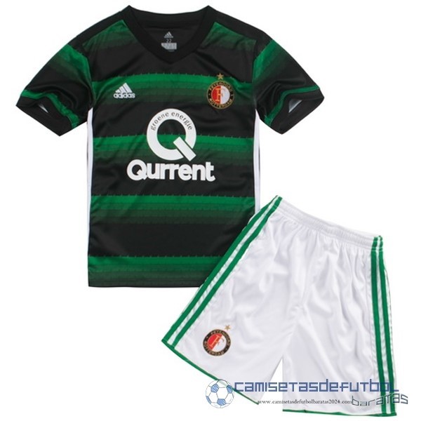 Segunda Conjunto De Niños Feyenoord Rotterdam Retro Equipación 2017 2018 Verde