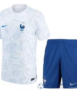 Segunda Conjunto De Niños Francia 2022 Blanco