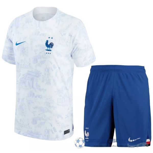 Segunda Conjunto De Niños Francia 2022 Blanco