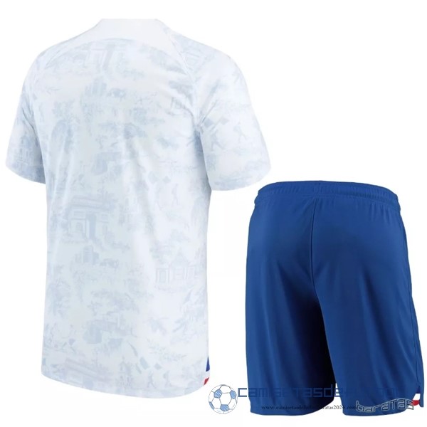 Segunda Conjunto De Niños Francia 2022 Blanco - Image 2