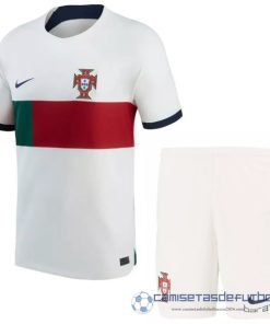 Segunda Conjunto De Niños Portugal 2022 Blanco