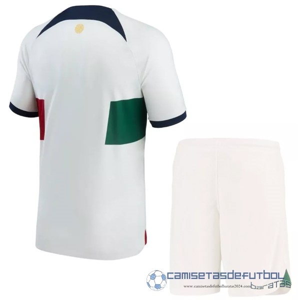 Segunda Conjunto De Niños Portugal 2022 Blanco - Image 2