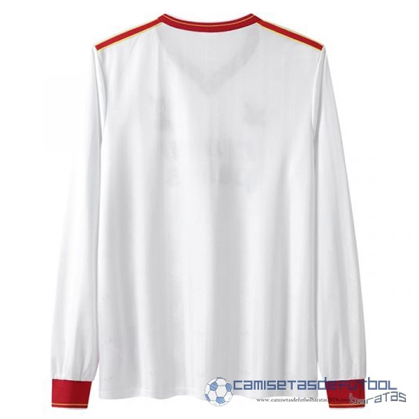 Segunda Manga Larga Liverpool Retro Equipación 1985 1986 Blanco - Image 2