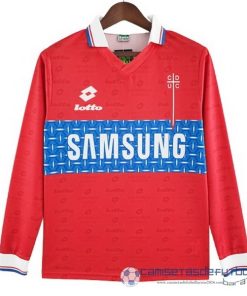 Segunda Manga Larga Universidad Católica Retro Equipación 1996 Rojo