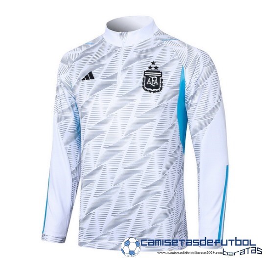 Sudadera Entrenamiento Argentina Equipación 2023 Blanco Azul