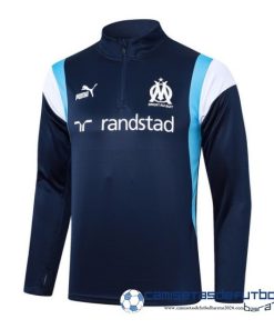 Sudadera Entrenamiento Marsella Equipación 2023 2024 Azul Blanco