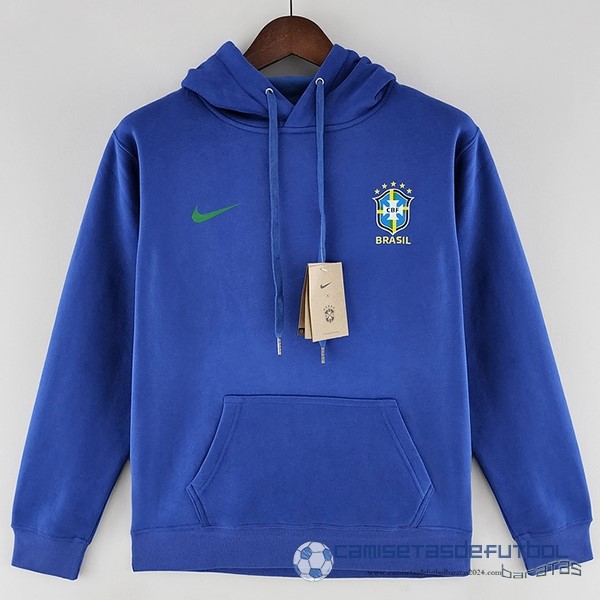 Sudaderas Con Capucha Brasil 2022 Azul