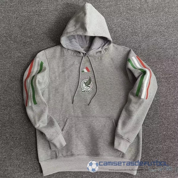 Sudaderas Con Capucha México 2022 Gris