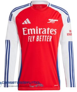 Tailandia Casa Manga Larga Arsenal Equipación 2024 2025 Rojo