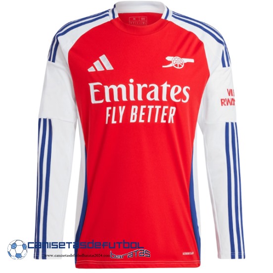 Tailandia Casa Manga Larga Arsenal Equipación 2024 2025 Rojo