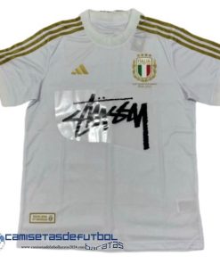 Tailandia Especial Camiseta Italia Equipación 2024 Blanco Amarillo