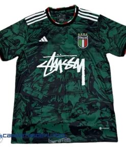 Tailandia Especial Camiseta Italia Equipación 2024 Verde Blanco