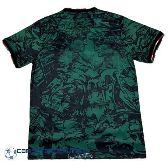 Tailandia Especial Camiseta Italia Equipación 2024 Verde Blanco - Image 2