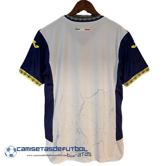 Tailandia Segunda Camiseta Hellas Verona Equipación 2024 2025 Blanco I Azul - Image 2